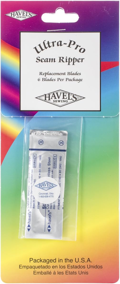 Havel's Ultra Pro Seam Ripper Replacement Blades, 18906, 6 Pieces Per