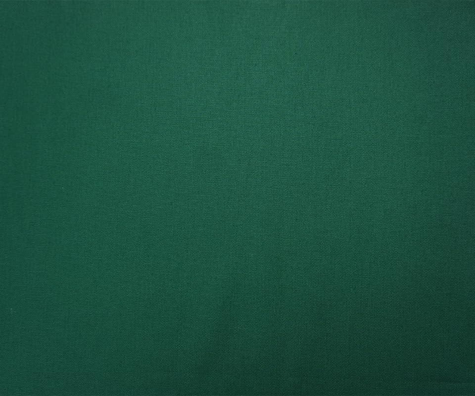Hunter Green Cotton Duck Cloth Canvas Woven Fabric By the Yard, 10yd