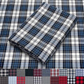 Pico Textiles 1 Yard Bolt Blue & White Tartan Plaid Flannel Fabric