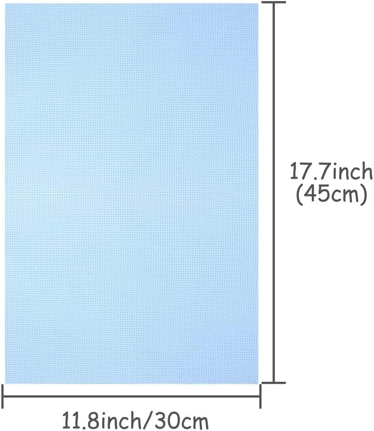 Caydo 8 Pieces Aida Cloth 8 Color 14 Count Classic Reserve Cross