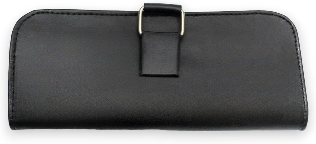 DreamCut Multi-Purpose Leather Travel Case - Button Snap Storage for