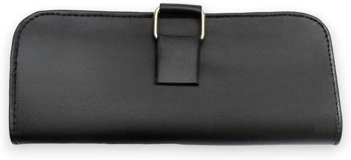 DreamCut Multi-Purpose Leather Travel Case - Button Snap Storage for