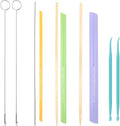 10pcs Quick Turn Fabric Sewing Tools Set, Loop & Tube Turner &