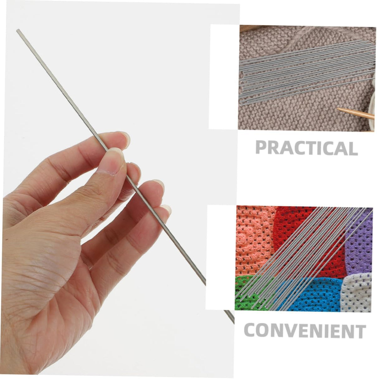 Stainless Steel Blocking Board Pins 20pcs for Knitting Crochet