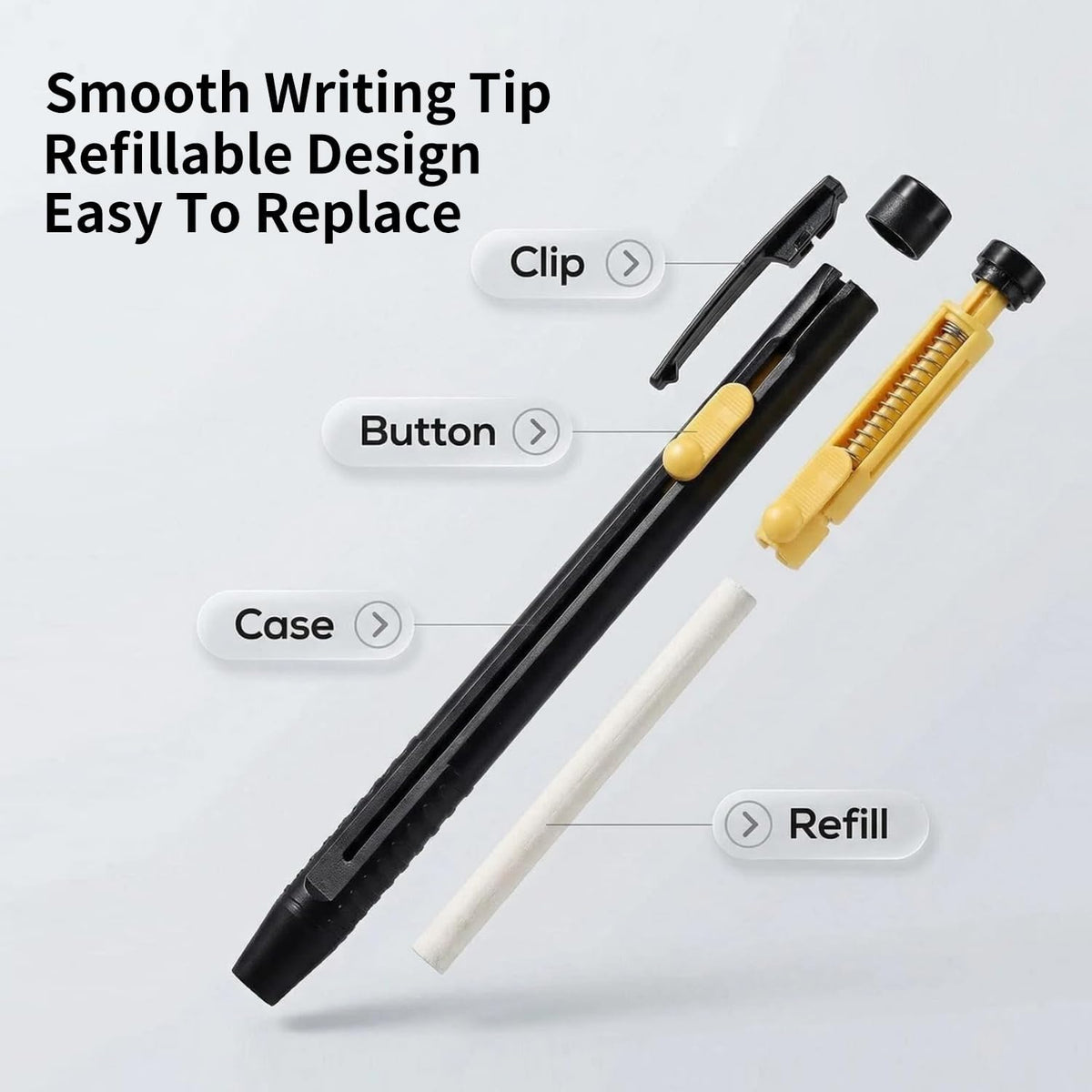 Heat Erasable Fabric Marker for Sewing, Fabric Marking Pens with 60