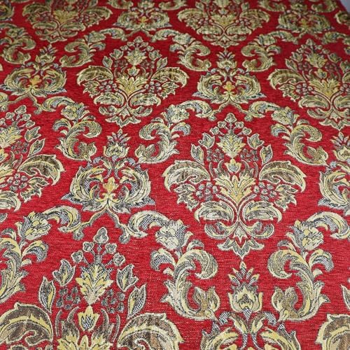 TinaKim Chenille Fabric Upholstery Heavy Duty - Jacquard Sofa Material