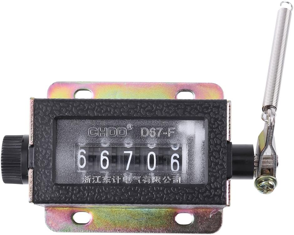 Manual Tally Counter 5 Digit Number Count Clicker Counter Mechanical