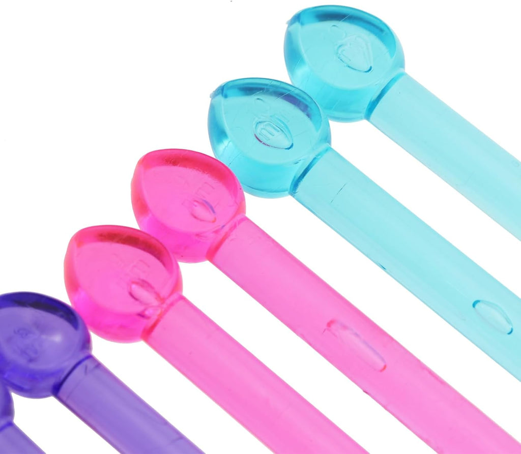 Caishun 14PCS Multicolor Plastic Crystal Needles 36cm Colorful Acrylic