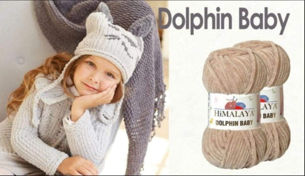 Dolphin Baby Yarn Lot of 3 skn 395 Yards 3x100gram Super Bulky Baby