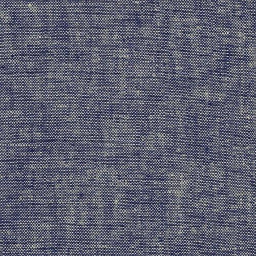 Kaufman Essex Yarn Dyed Linen Blend Denim-Blue, Fabric by the Yard