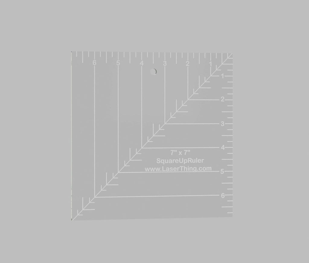 Square Up Ruler 7-Inch by 7-Inch (7x7)