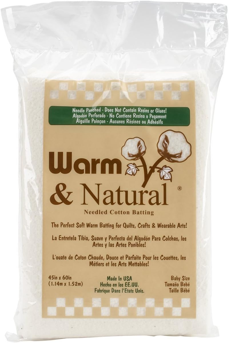 The Warm Company Warm & Natural Pre-Cut Baby Size 45" x 60" Cotton