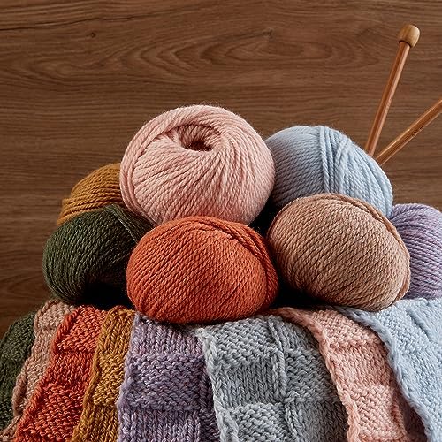 100% Merino Wool Yarn, 3-Ply Luxurious and Soft Yarn for Hand Knitting