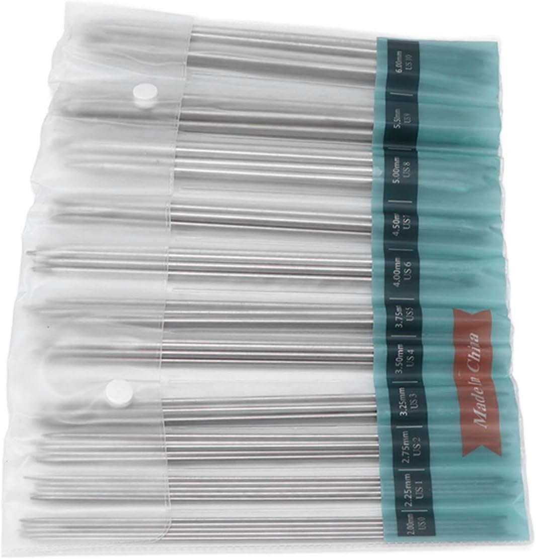 55pcs Double Pointed Knitting Needles Set, 11 Sizes for Beginners