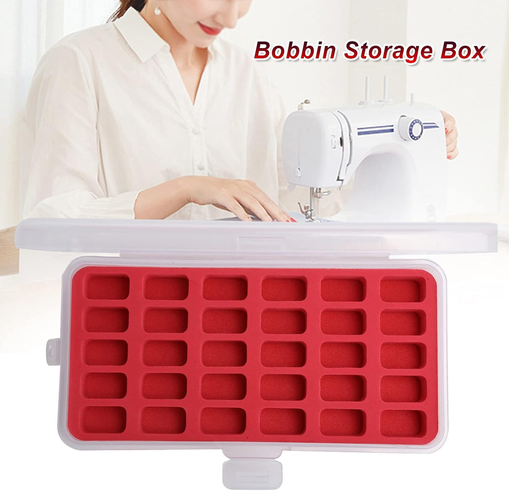 Plastic Empty Bobbin Storage Case, Sewing Thread and Bobbin Storage