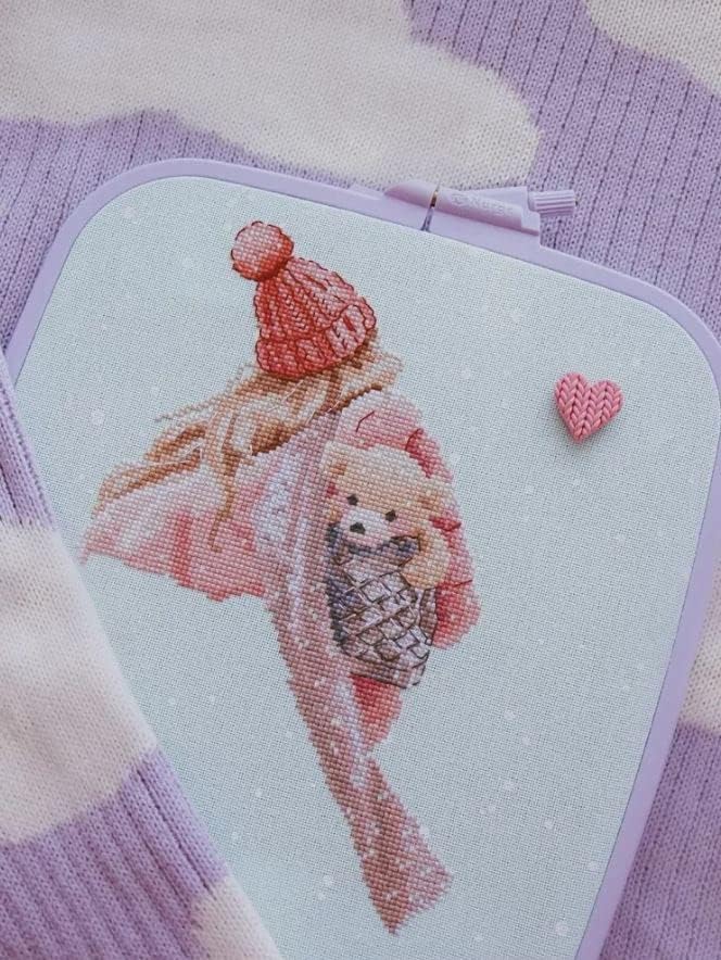 Nurge Square Embroidery Hoop - Plastic Cross Stitch Frame for