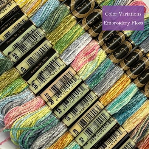 Magical Color Variations Floss Pack Six Strand Embroidery Variegated