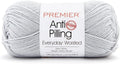 Premier Anti-Pilling Everyday Worsted Yarn, Machine Washable, Soft