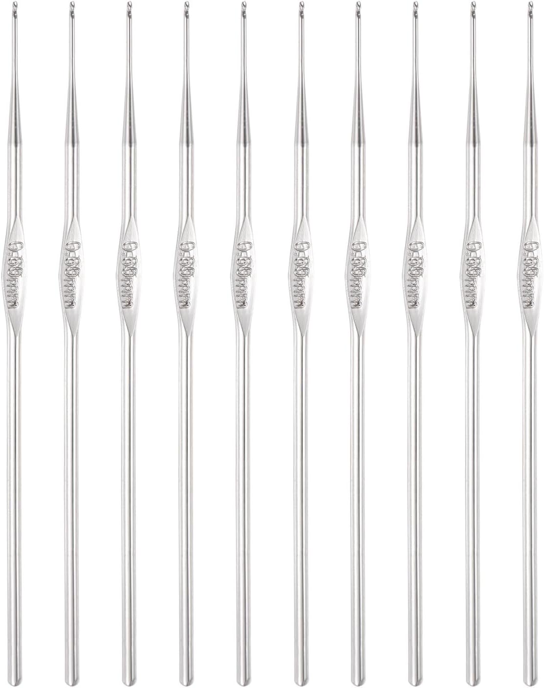 uxcell Stainless Steel Crochet Hook 0.6mm US Size 16 Knitting Needle