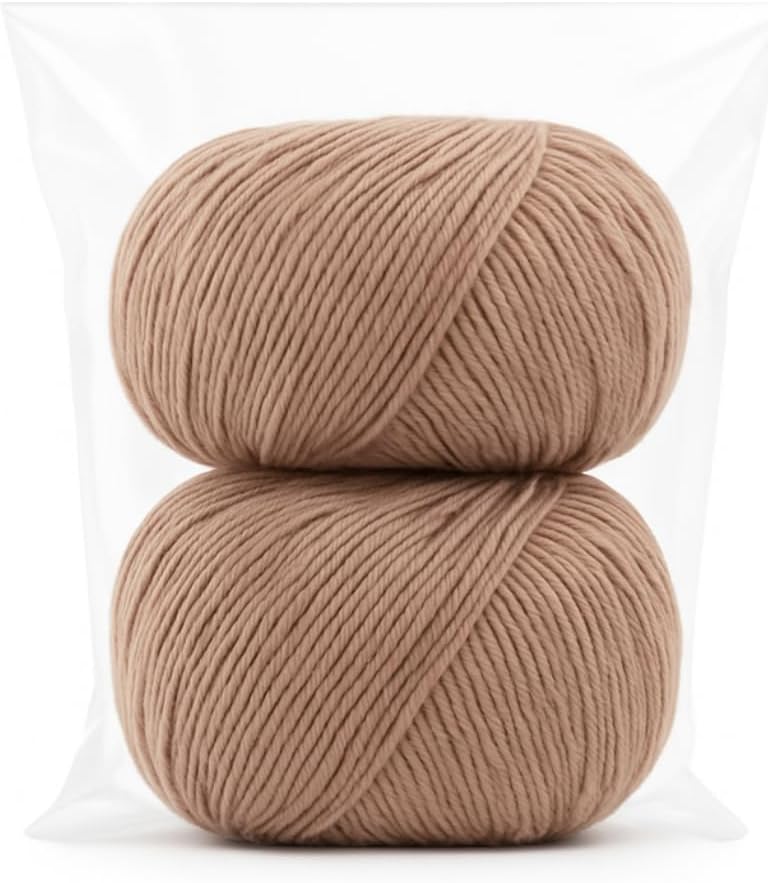 Harmony Cotton Yarn by Yarneverse – 2-Pack Soft Fine Weight (#2) 60%