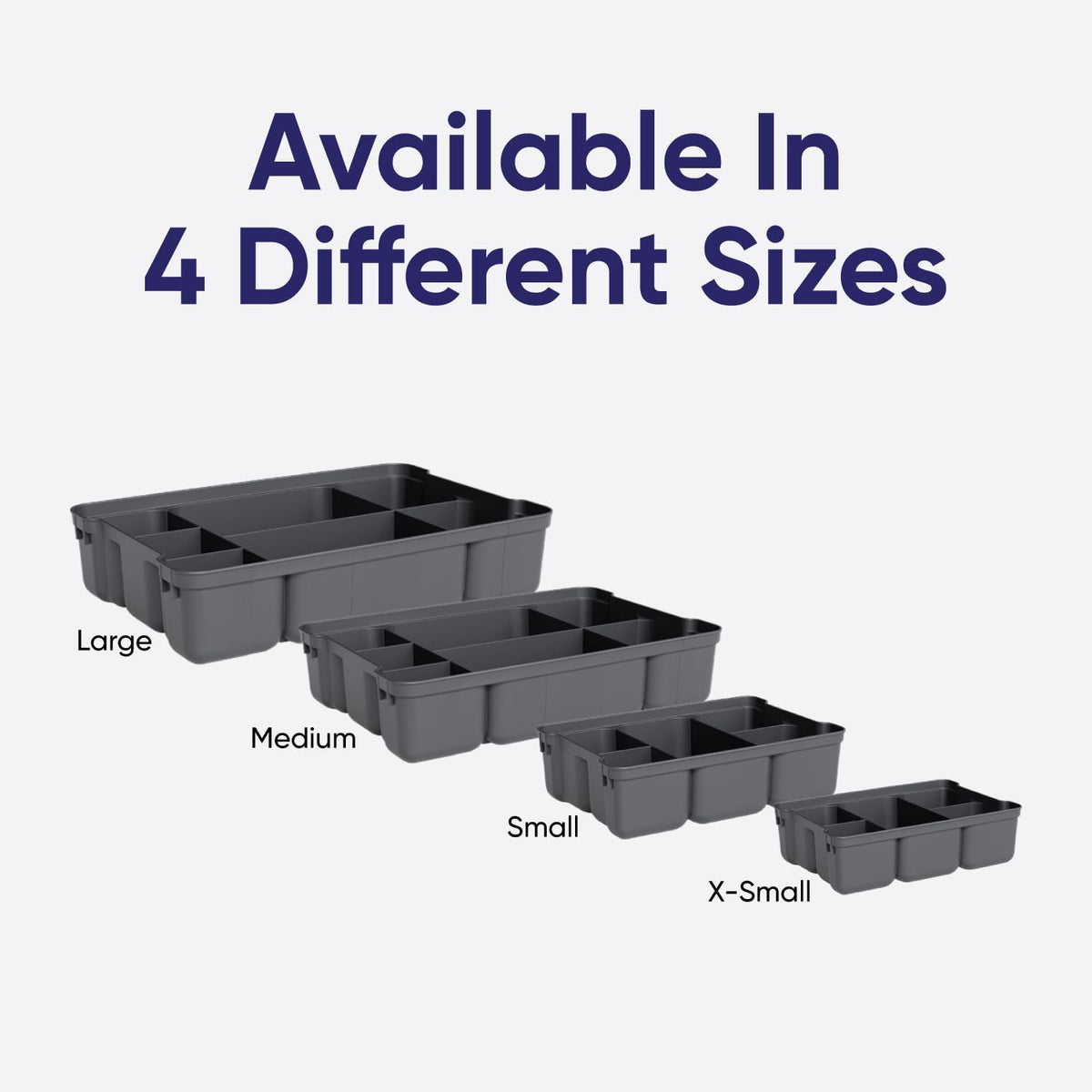 Superio Storage Container Organizing Tray for Superio Bin or Drawer