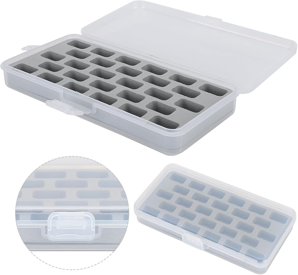 Bobbin Case, 28 Slots Empty Bobbins Spools Box Thread Organizer
