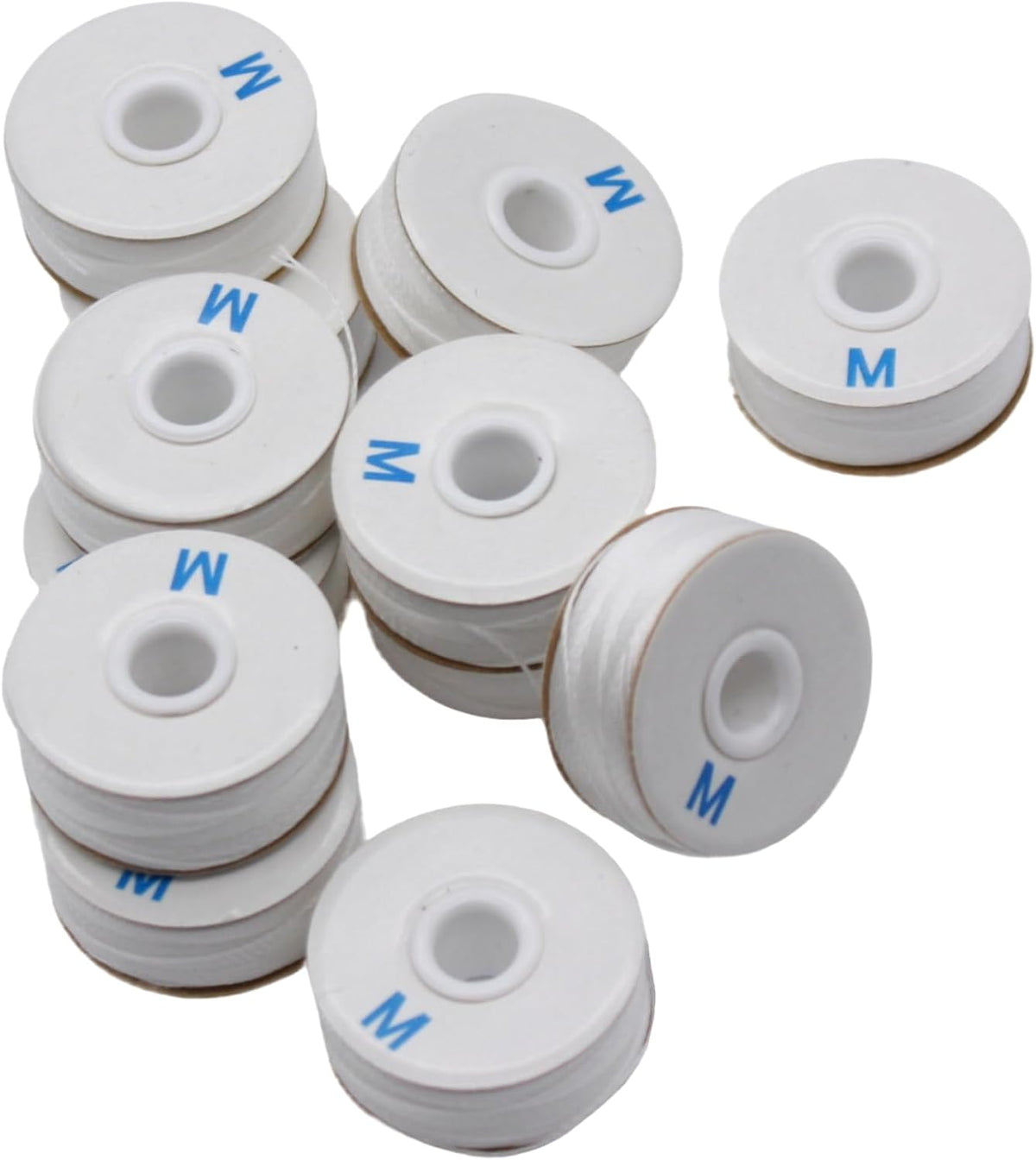 Cutex 144 Black/White Prewound M Style Bobbins Thread Size 69 Nylon