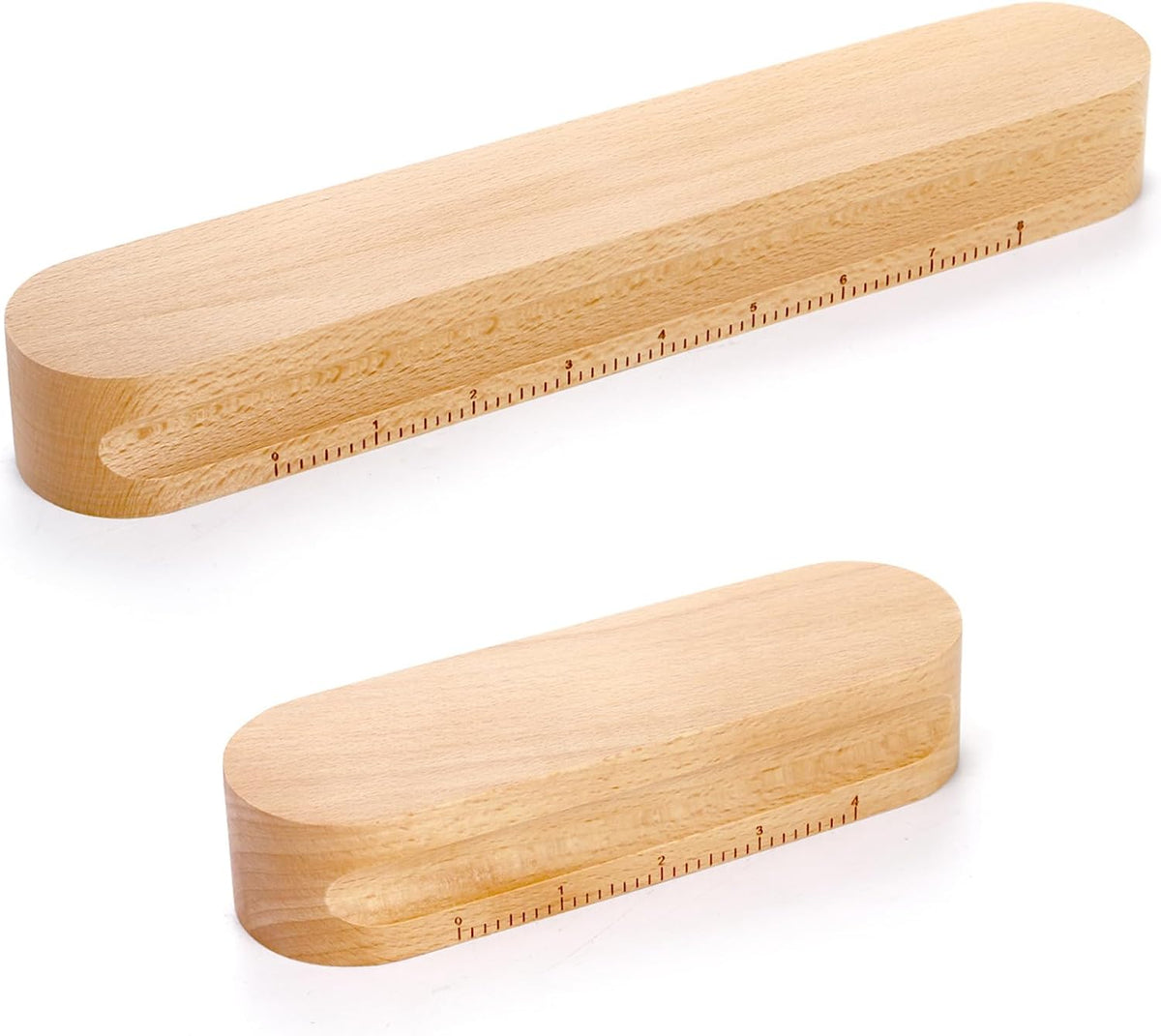Tosnail 2 Pack Hardwood Tailors Clapper, 12 Inch 7 Inches Beech