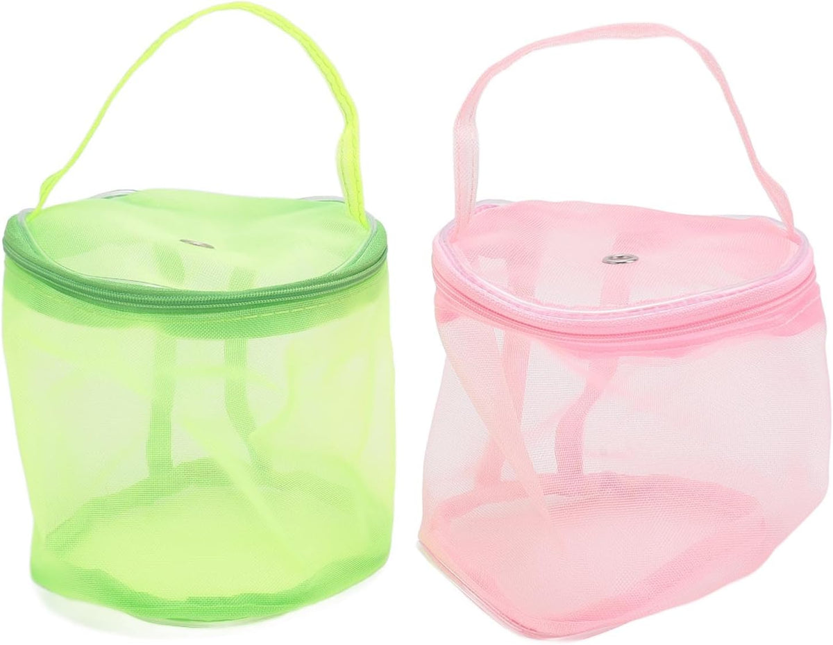 Pwshymi Mesh Yarn Storage Bag, Foldable & Lightweight