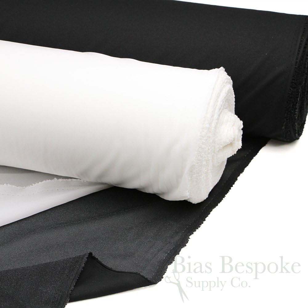 FF-460 Lightweight Woven Fusible Interlining Fabric, White, Sold By