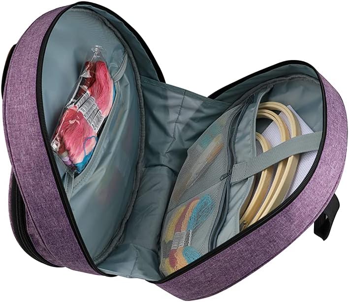 Embroidery Bag for Cross Stitch Project, Embroidery Supplies Organizer