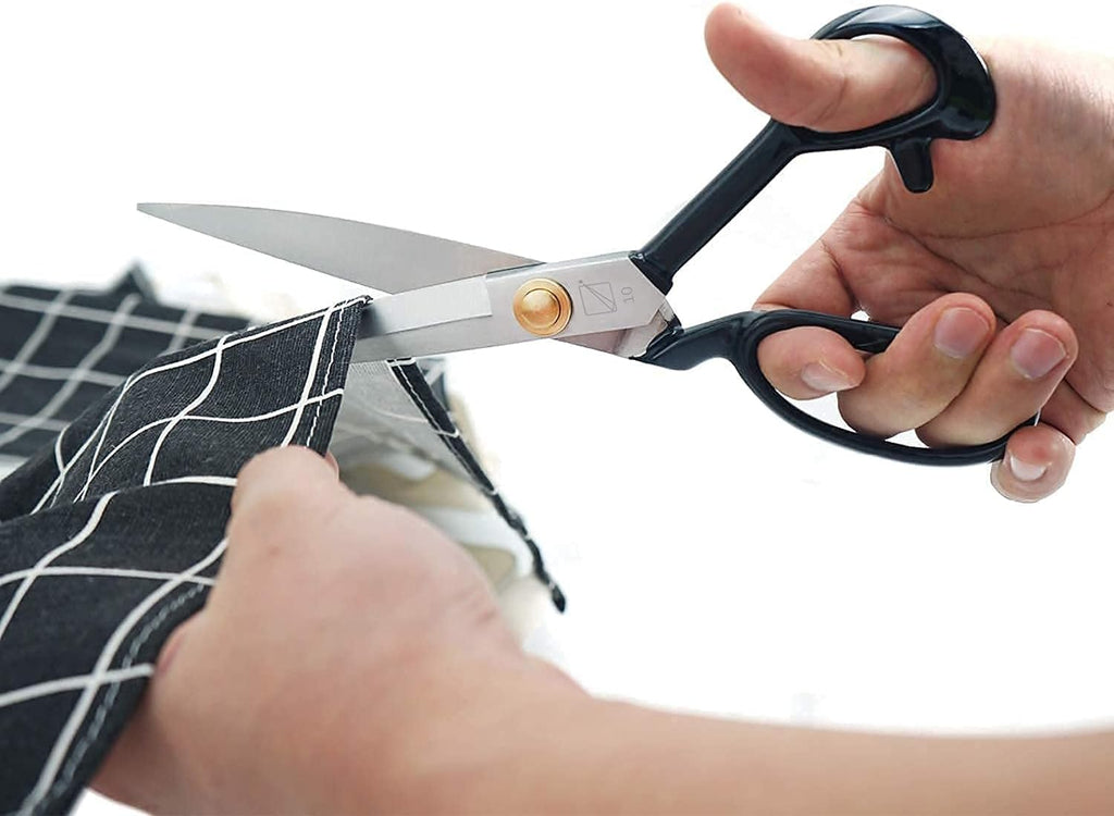 Heavy Duty Fabric Scissors 10 inch, Tailor's Dressmaking Shears