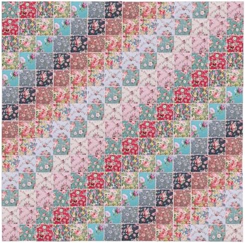 Nodsaw Retro Floral 10-Inch Cotton Precut Squares – 42 Pack