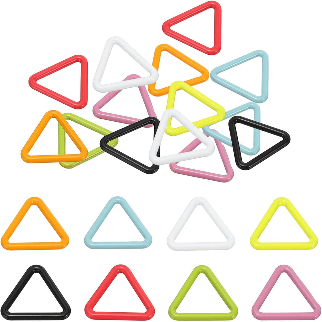 PATIKIL Colorful Crochet Stitch Markers, 30 Pack Metal Knitting