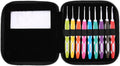 9PCS Crochet Hooks Set, 2mm to 6mm Aluminum Crochet Hooks Knitting