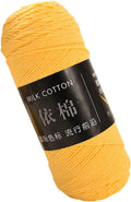 1 Roll 4-Ply Milk Yarn, Acrylic-Polyester Blend for Knitting (#83)