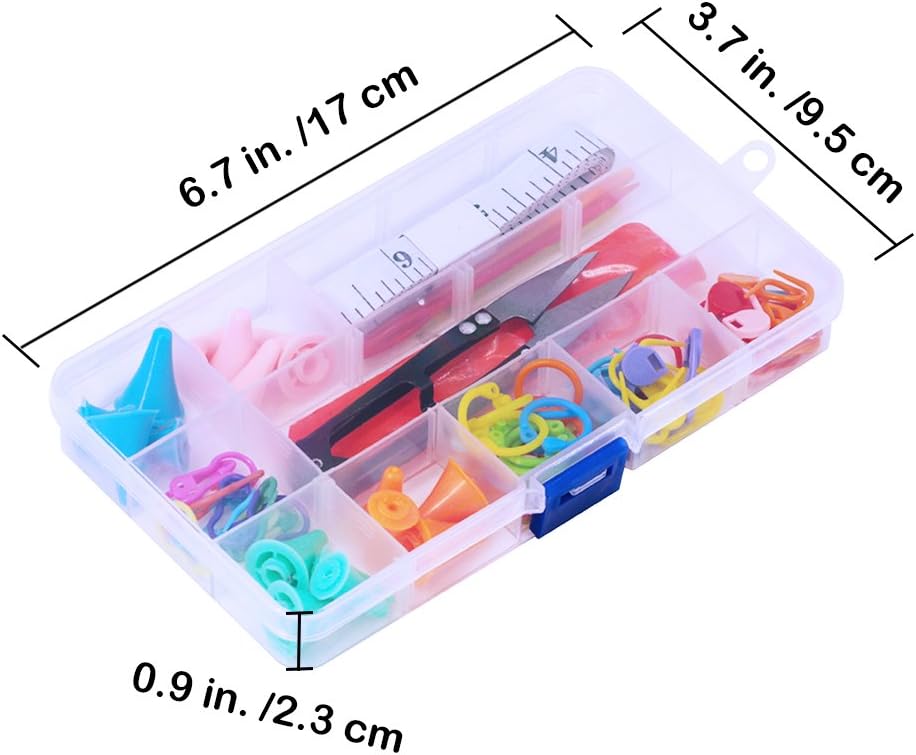 Exquiss Bamboo Knitting Needles Set, 18 Pairs Circular(31.5”) Wooden