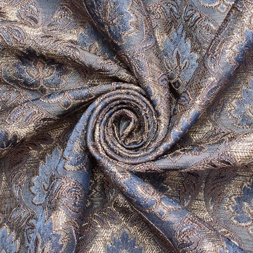 Medallion Extra Wide Metallic 110" Heavyweight Upholstery Jacquard