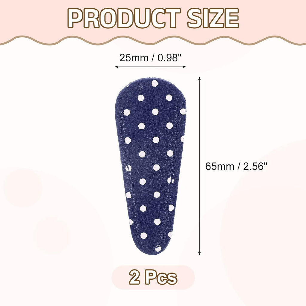 uxcell 2Pcs Scissors Sheath, 2.6" x 1" Scissors Cover Protector, Dark
