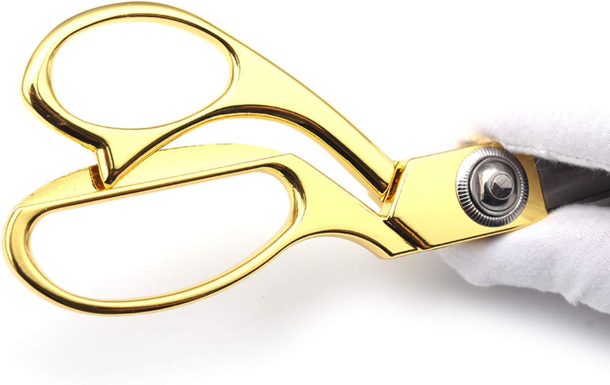 Gold 8" Tailor Scissors, Stainless Steel Craft, Fabric & Leather