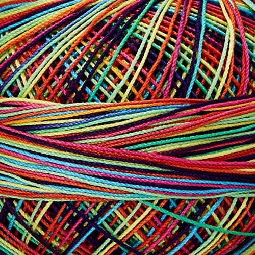 Handy Hands 210-Yard Lizbeth Cotton Thread, 25gm, Rainbow