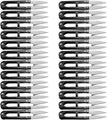 WMYCONGCONG 24 PCS Black U Sewing Scissors Clippers Yarn Thread Cutter