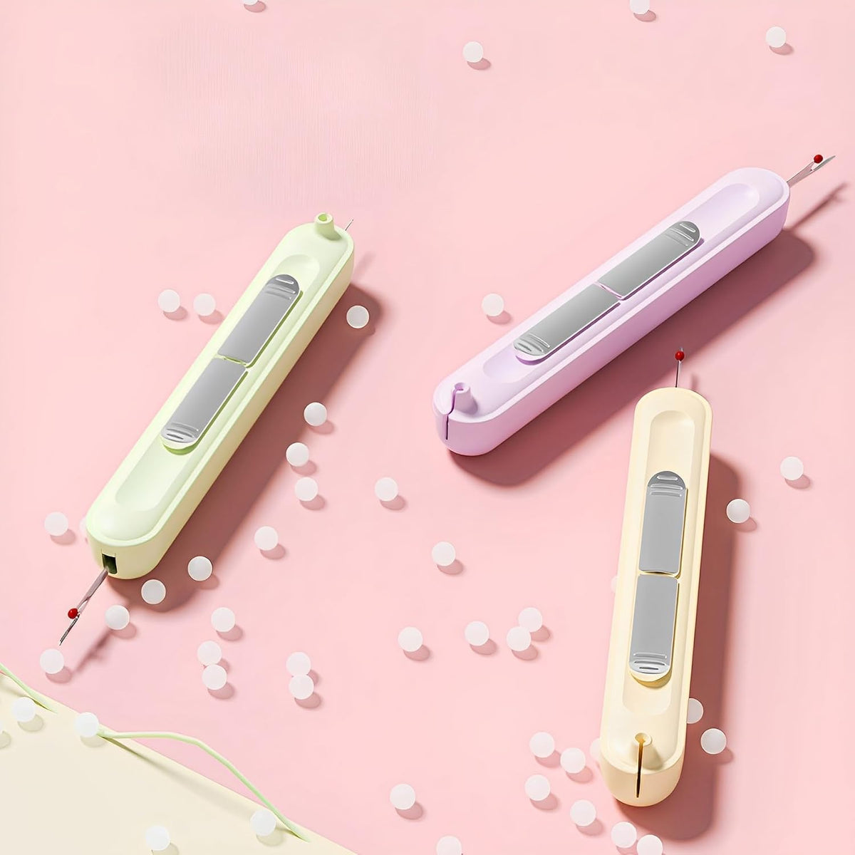 2 in 1 Needle Threaders Seam Ripper,Sewing Supplies,Multifunctional
