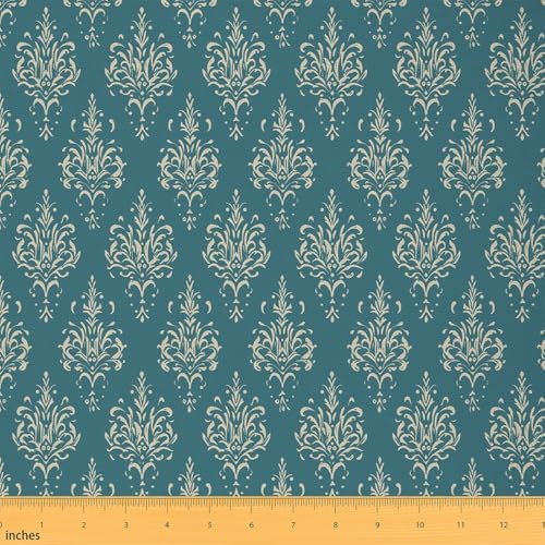 jejeloiu Jacquard Fabric by The Yard Floral Upholstery Fabric for