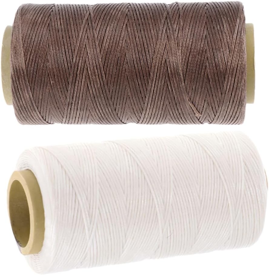 Brown Flat Wax Line for Leather Hand Stitching Projects No. 11