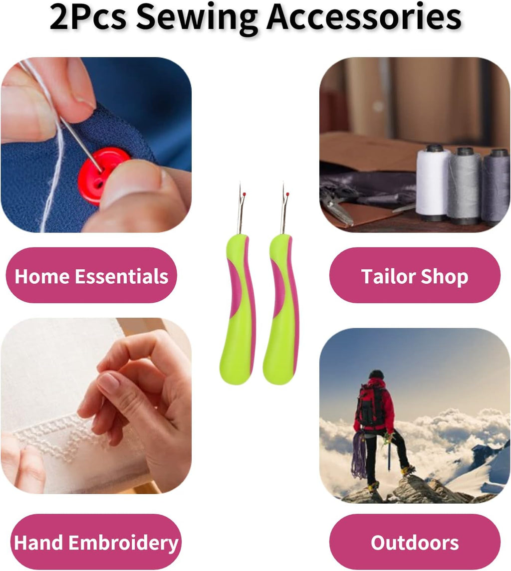 2PCS Seam Cutter, Ergonomically Designed Stitch Unpicker, Thread
