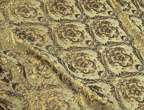 Damask Tapestry Chenille Fabric - Upholstery Fabric, 60" Width - Sold