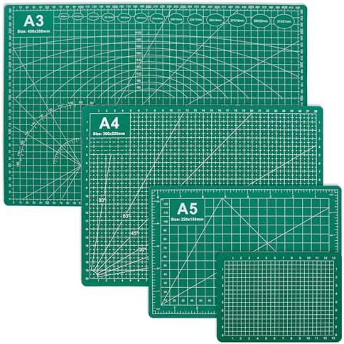 4Pcs Double-Sided Cutting Mat, 5-Layer