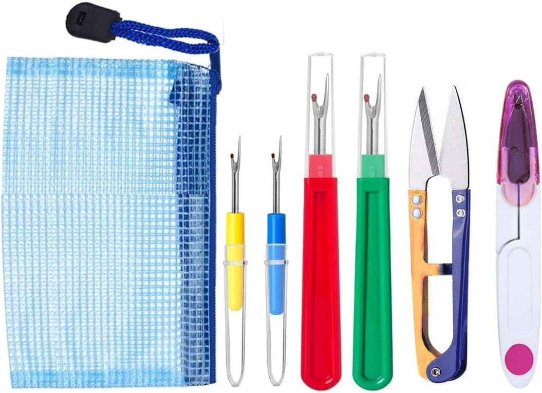 6 Pcs Seam Ripper Set, Big and Small Sewing Stitch, Stitching Thread