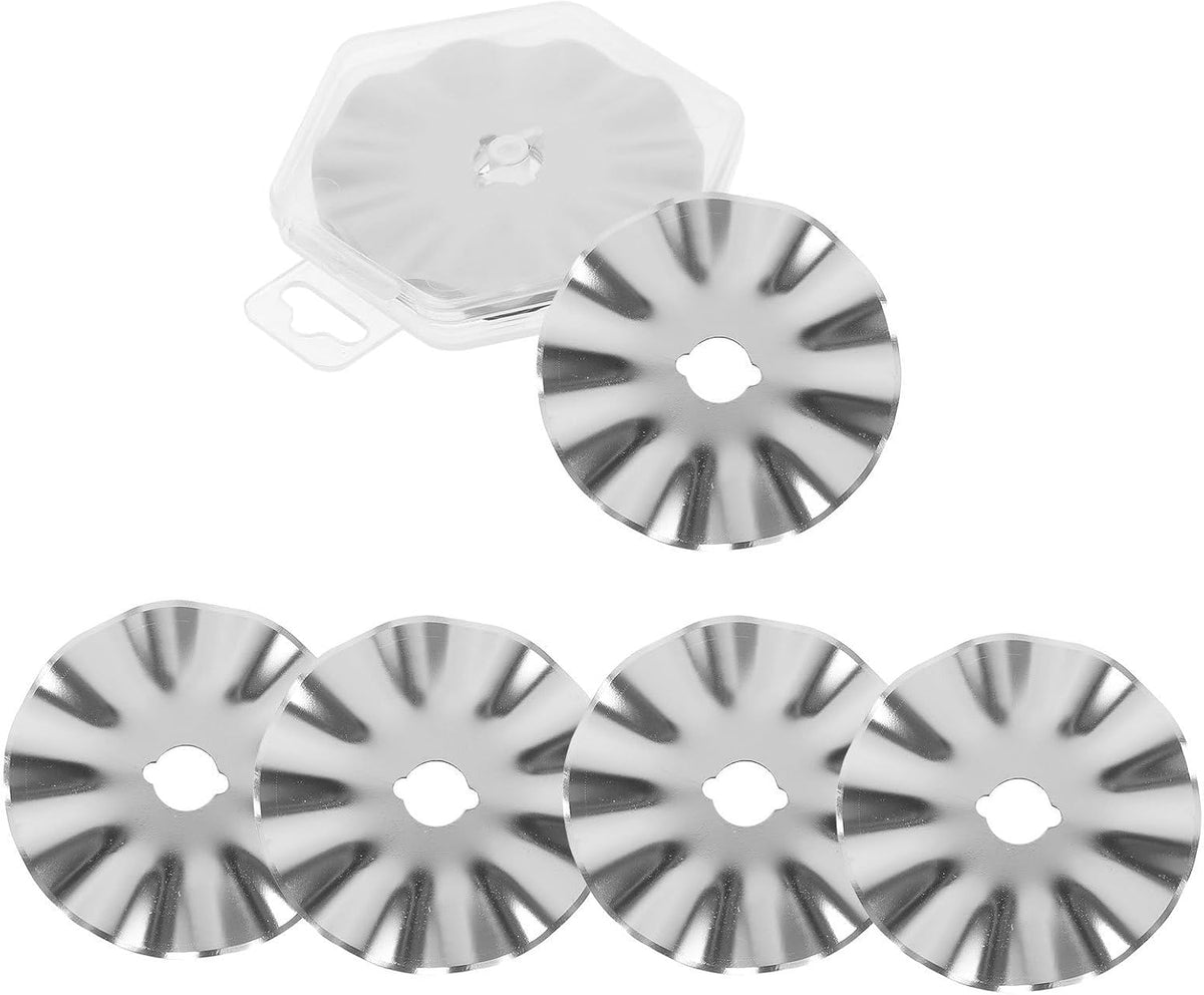 5pcs MM Rotary Cutter Blades for Quilting Sewing and Scrapbooking